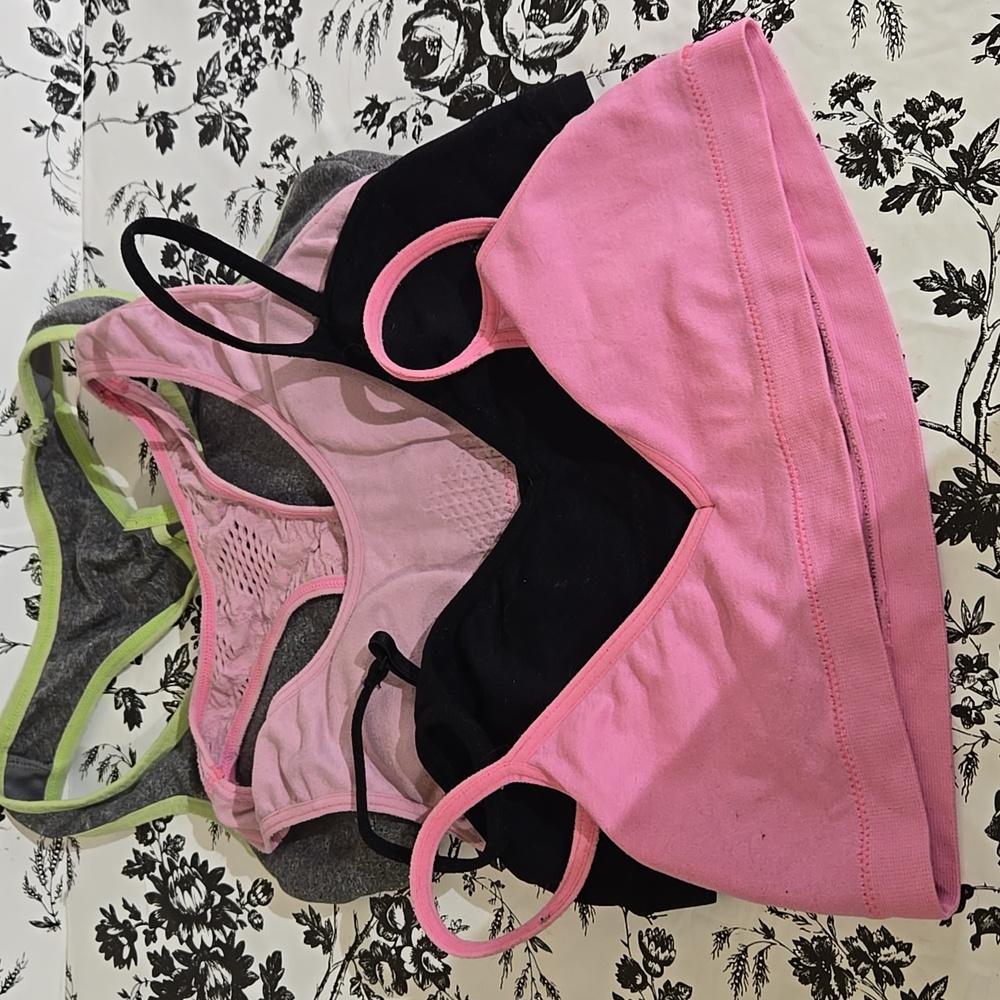 Intimates Set - Pink, Black, Gray L17